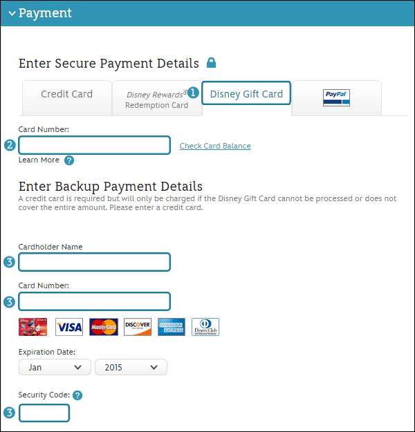 How to Redeem Your Disney Gift Card