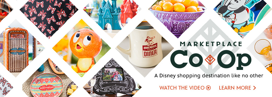 Disney Parks - Marketplace Co-Op - A Disney shopping destination like no other - Learn More